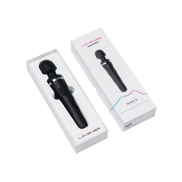 Lovense Domi 2 Flexible Rechargeable Mini Wand - Black 2