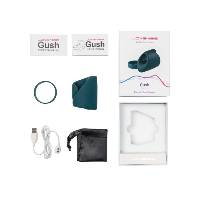 Lovense Gush Handsfree Masturbator - Teal 5
