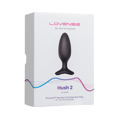 Lovense Hush 2 1.75" Butt Plug - Black 