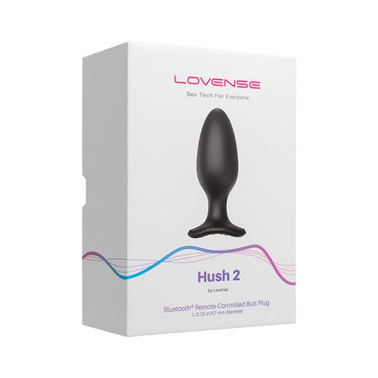 Lovense Hush 2 2.25" Butt Plug - Black 