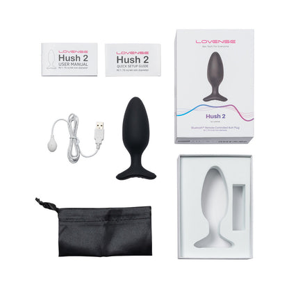 Lovense Hush 2 Bluetooth Remote-Controlled Vibrating Butt Plug 11