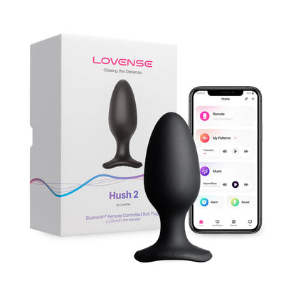 Lovense Hush 2 Bluetooth Remote-Controlled Vibrating Butt Plug 2