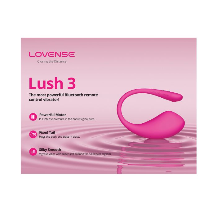 Lovense Lush 3.0 Sound Activated Camming Vibrator - Pink 5