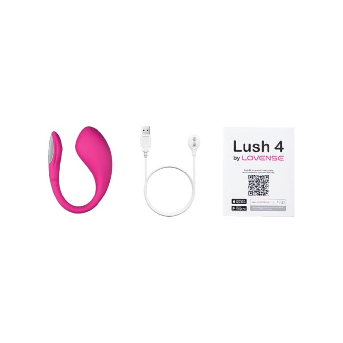 Lovense Lush 4.0 Bluetooth G-Spot Egg Camming Vibrator - Pink 2
