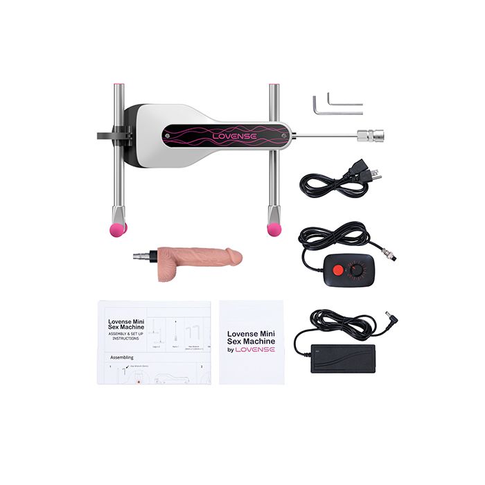 Lovense Mini Sex Machine - White 4