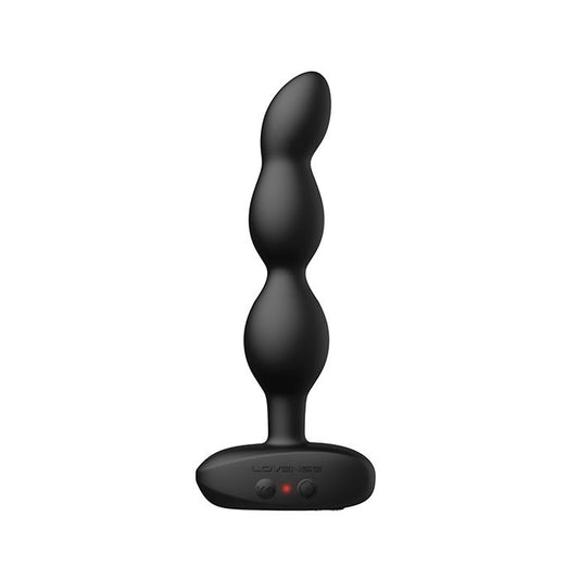 Lovense Ridge Bumpy Anal Plug - Black 1