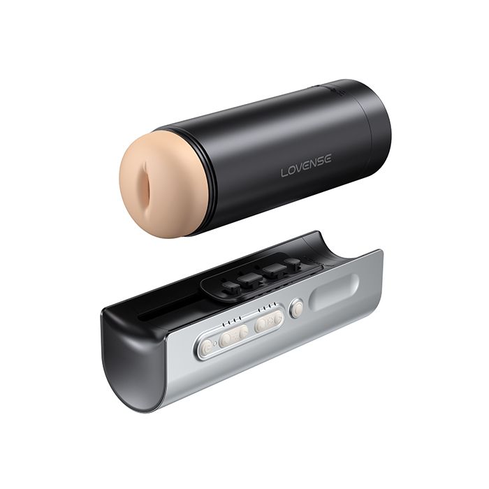 Lovense Solace Pro Thrusting Masturbator - Black 2