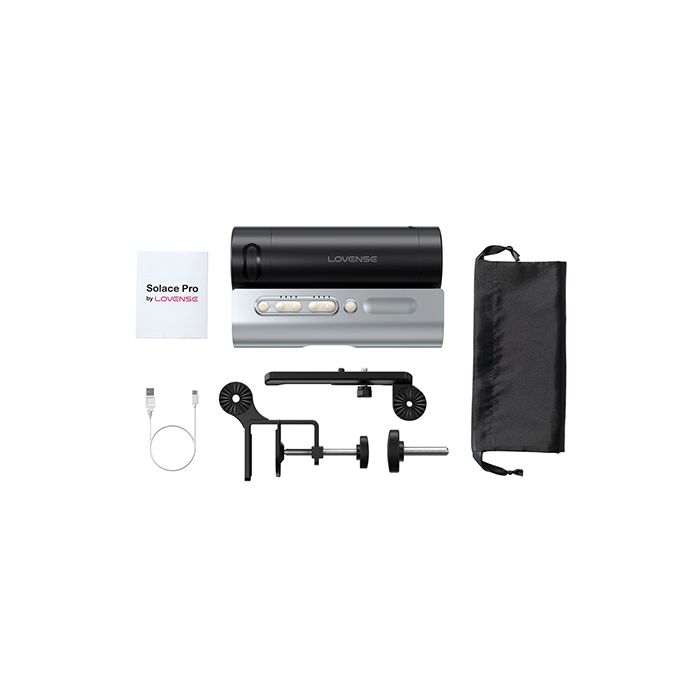 Lovense Solace Pro Thrusting Masturbator - Black 5