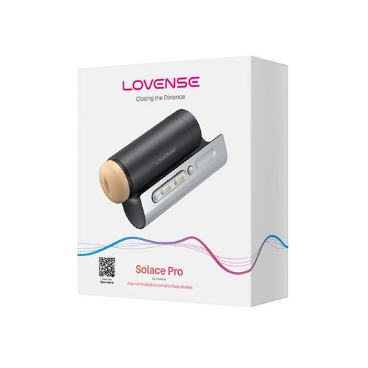 Lovense Solace Pro Thrusting Masturbator - Black 