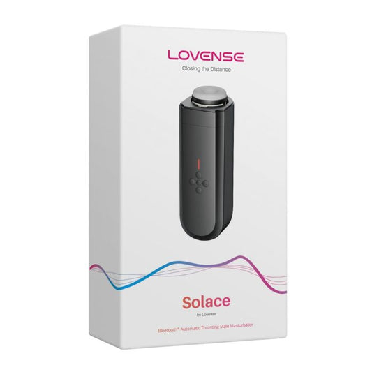 Lovense Solace Thrusting Masturbator - Black 