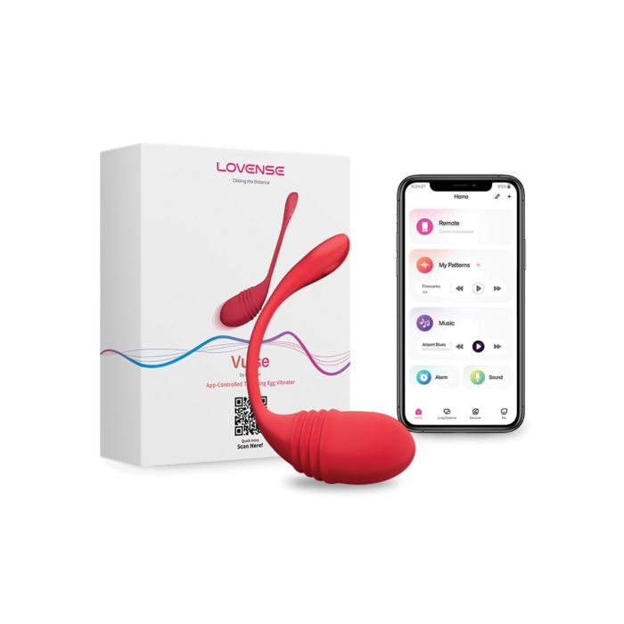 Lovense Vulse Thrusting Egg - Red 
