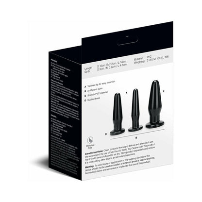 Me You Us Anal Training Kit 3-Piece Plug Set 2