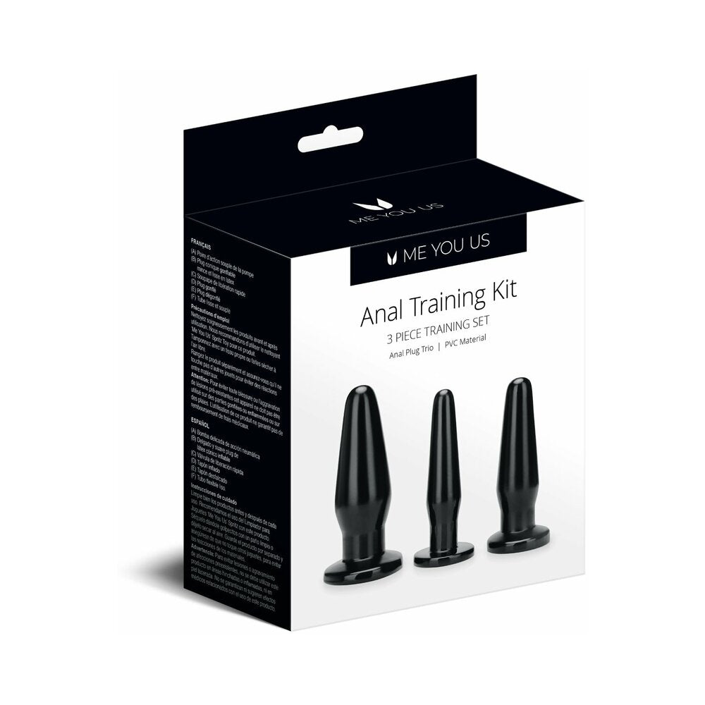 Me You Us Anal Training Kit 3-Piece Plug Set 