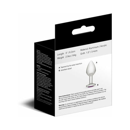 Me You Us Crystal Jewels Metal Plug Purple M 3