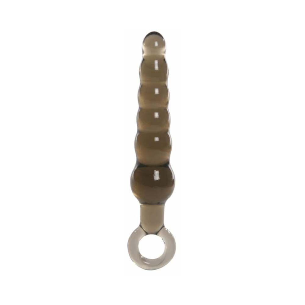Me You Us Rippled Wand Anal Teaser Plug Black 1