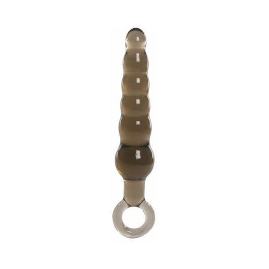 Me You Us Rippled Wand Anal Teaser Plug Black 1