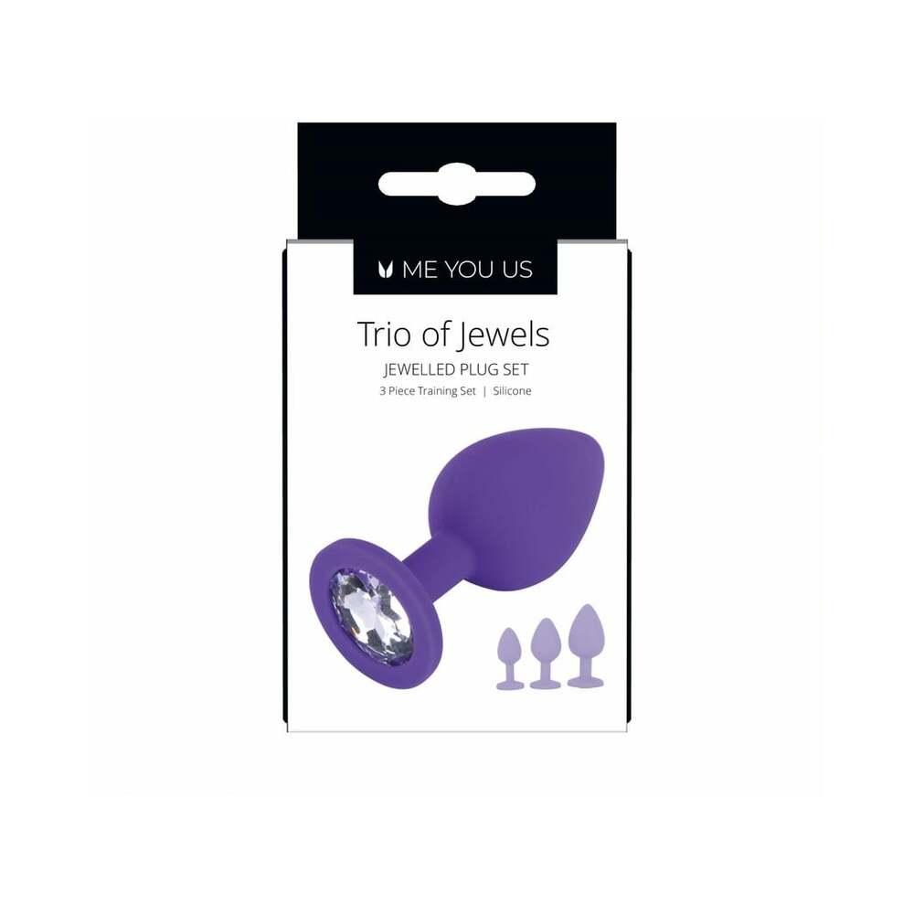 Me You Us Trio of Jewels 3-Piece Training Plug Set 10