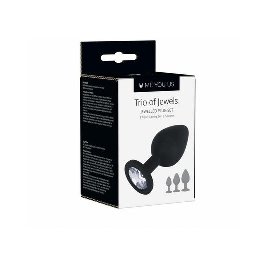 Me You Us Trio of Jewels 3-Piece Training Plug Set 