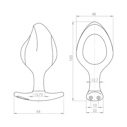 Mystim Rocking Force Anal Plug Large 5