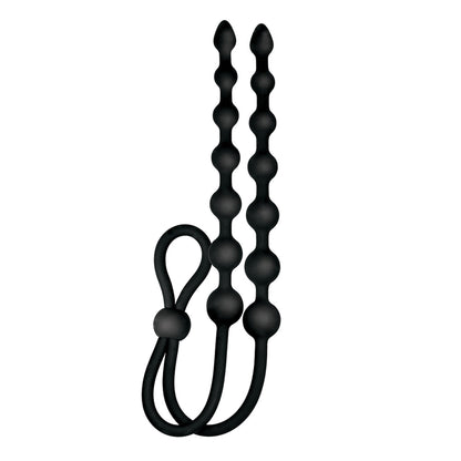 Nasstoys Ass-Sation Dual Silicone Anal Beads Black1