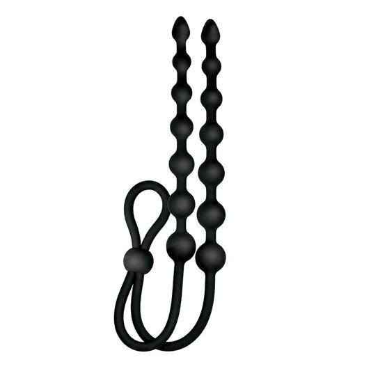 Nasstoys Ass-Sation Dual Silicone Anal Beads Black1