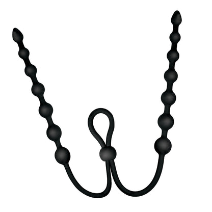 Nasstoys Ass-Sation Dual Silicone Anal Beads Black2