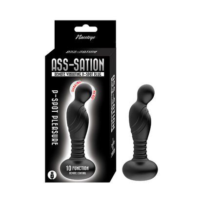 Nasstoys Ass-Sation Remote Vibrating P-Spot Plug Black 