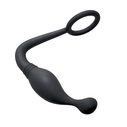 Nasstoys Butts Up P-Spot Pleasure Silicone Cock Ring & Anal Plug Black 3