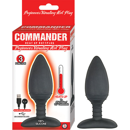 Nasstoys Commander Beginner Vibrating Hot Plug Black 