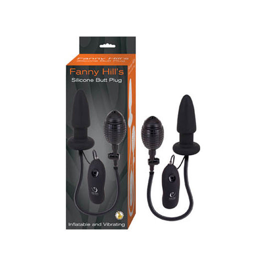Nasstoys Fanny Hills Silicone Butt Plug-Black 