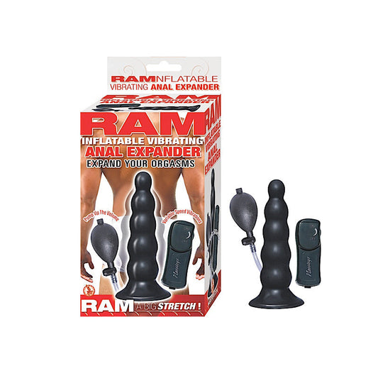 Nasstoys Ram Inflatable Vibrating Anal Expander (Black) 