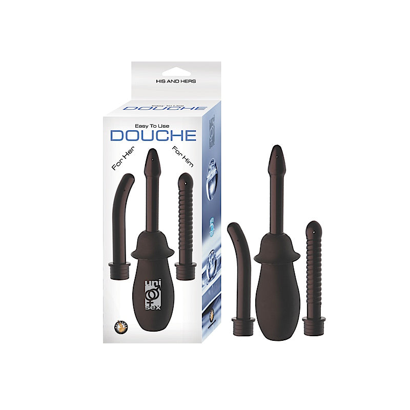 Nasstoys Unisex Douche With 3 Attatchments (Black) 