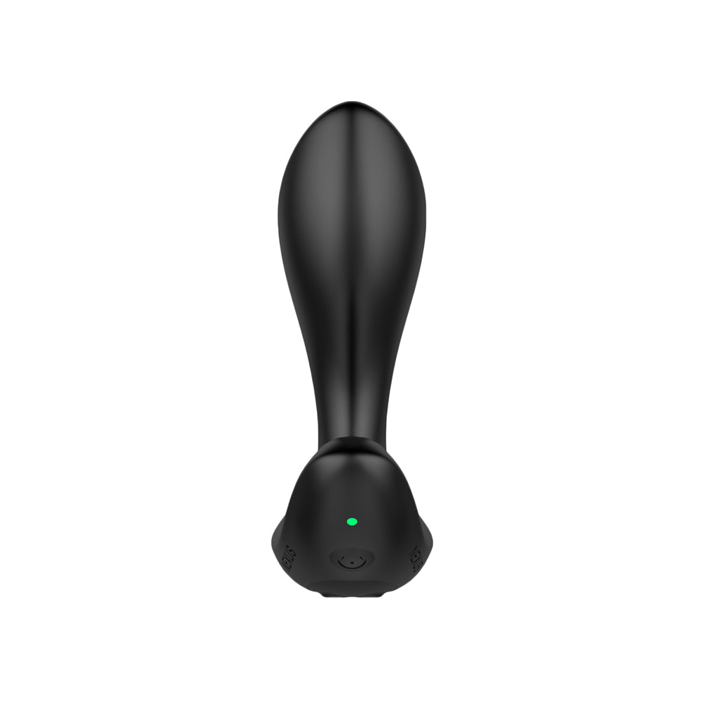 Nexus Duo Plug Rechargeable Remote-Controlled Vibrating Silicone Anal Plug Black 4