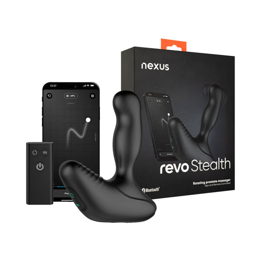 Nexus Revo Stealth App Enabled Rotating and Vibrating Remote Control Prostate Massager 