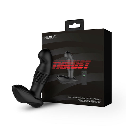Nexus Thrust Prostate Edition Thrusting Vibrating Prostate and Perineum Massager Black 