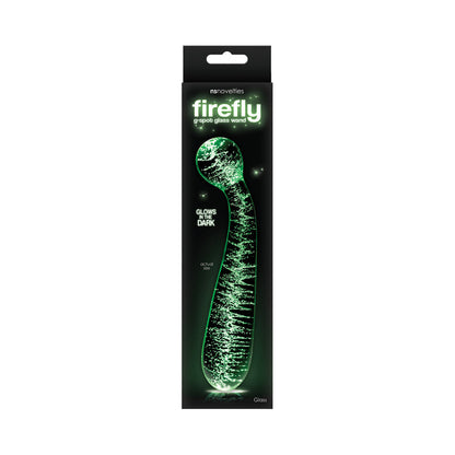 NS Novelties Firefly G-Spot Glass Wand Clear 