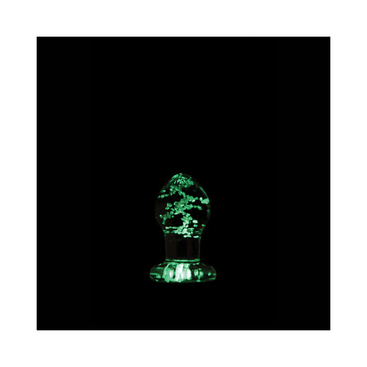 NS Novelties Firefly Glass Plug Small Clear1