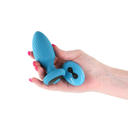 NS Novelties INYA Alpine 2.0 Gyrating and Vibrating Plug with Remote Teal 2