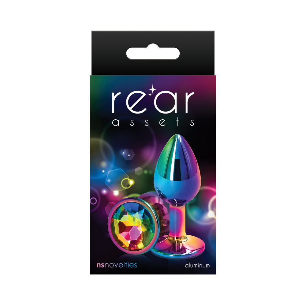 NS Novelties Rear Assets Metal Anal Plug Multicolor 2