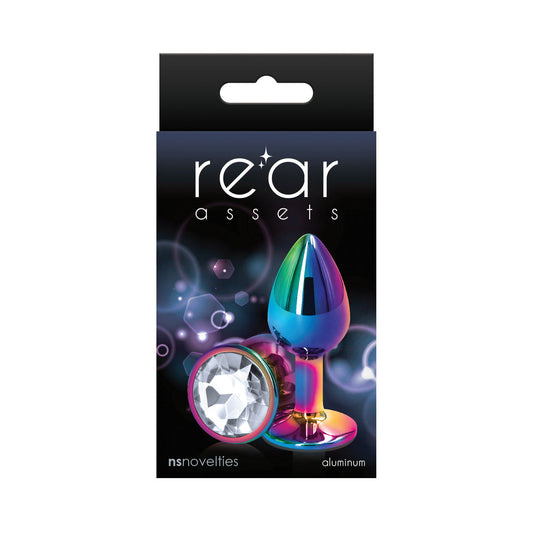 NS Novelties Rear Assets Metal Anal Plug Multicolor 