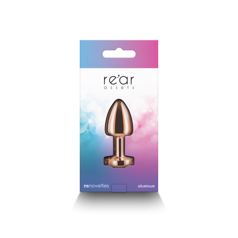 NS Novelties Rear Assets Petite Metal Anal Plug 20