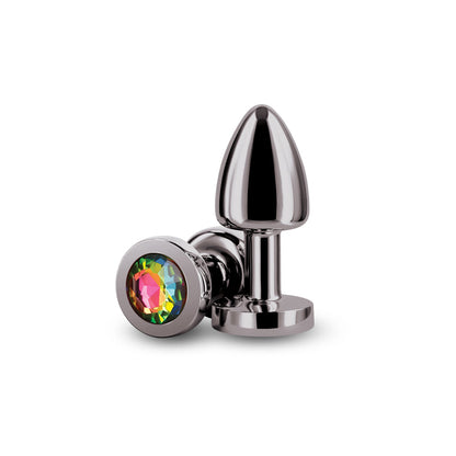 NS Novelties Rear Assets Petite Metal Anal Plug 9