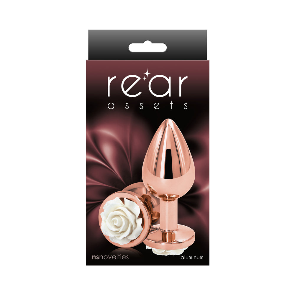 NS Novelties Rear Assets Rose Anal Plug Medium 4