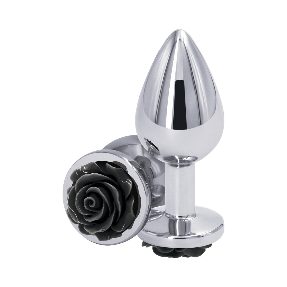 NS Novelties Rear Assets Rose Anal Plug Medium 5