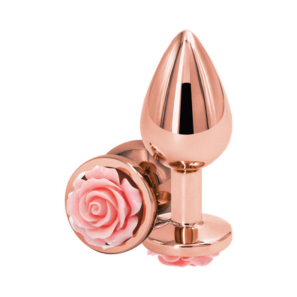 NS Novelties Rear Assets Rose Anal Plug Medium 6