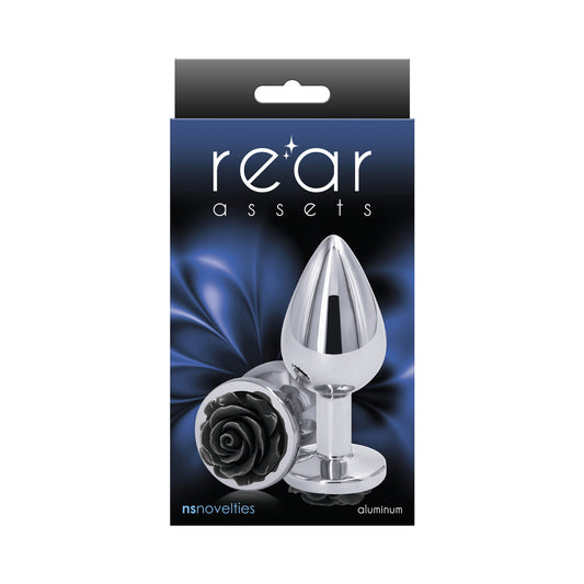 NS Novelties Rear Assets Rose Anal Plug Medium 