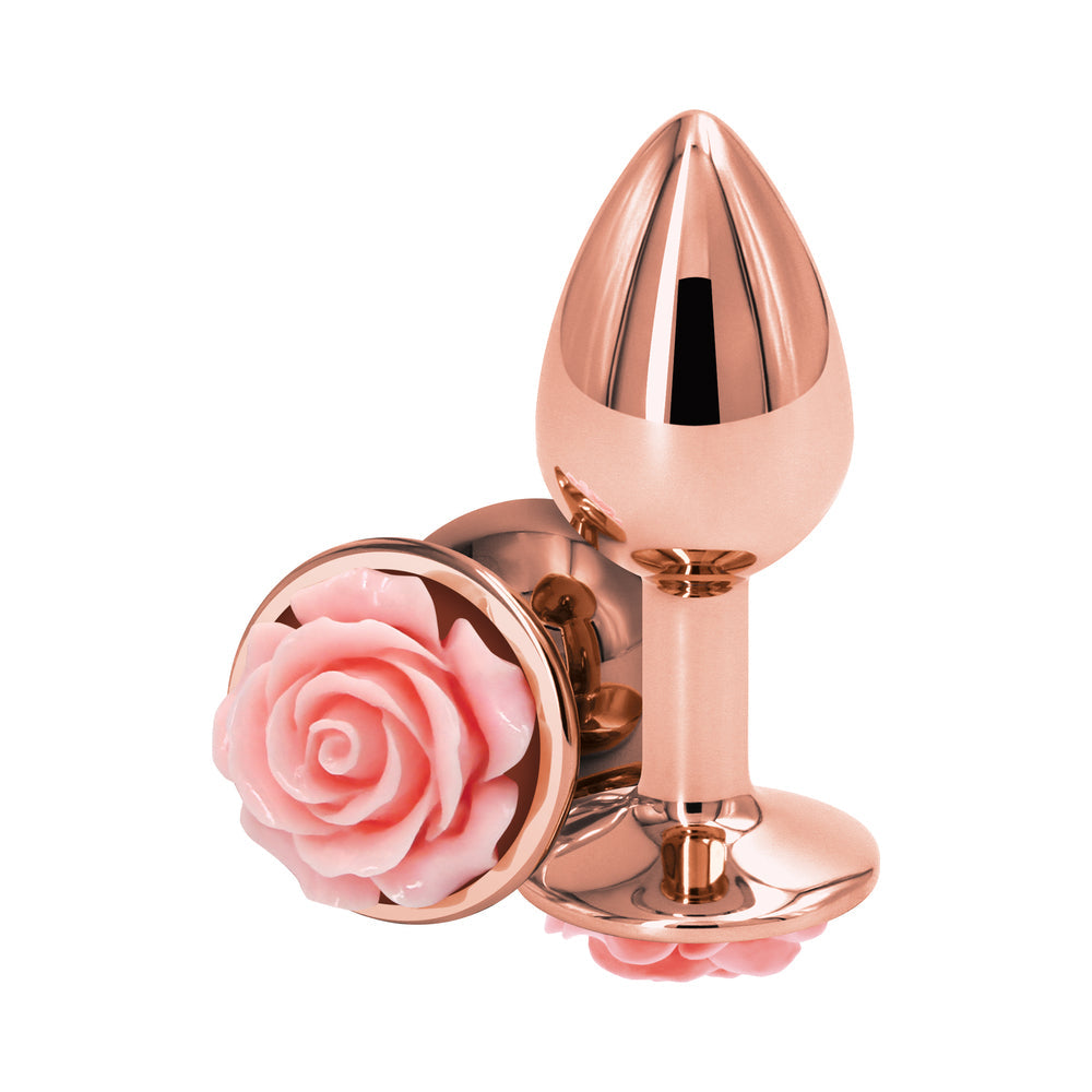 NS Novelties Rear Assets Rose Anal Plug Small 4