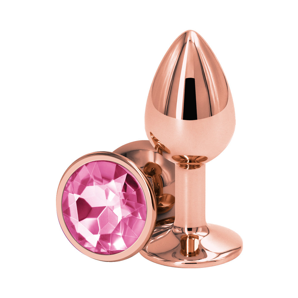NS Novelties Rear Assets Rose Gold Anal Plug 10