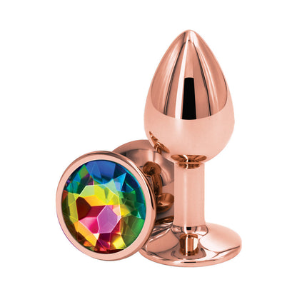 NS Novelties Rear Assets Rose Gold Anal Plug 11