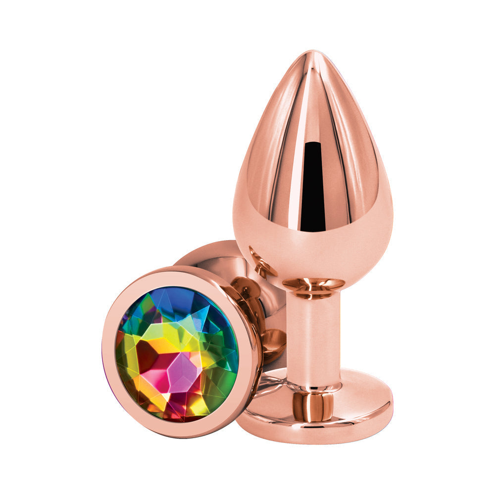 NS Novelties Rear Assets Rose Gold Anal Plug 8
